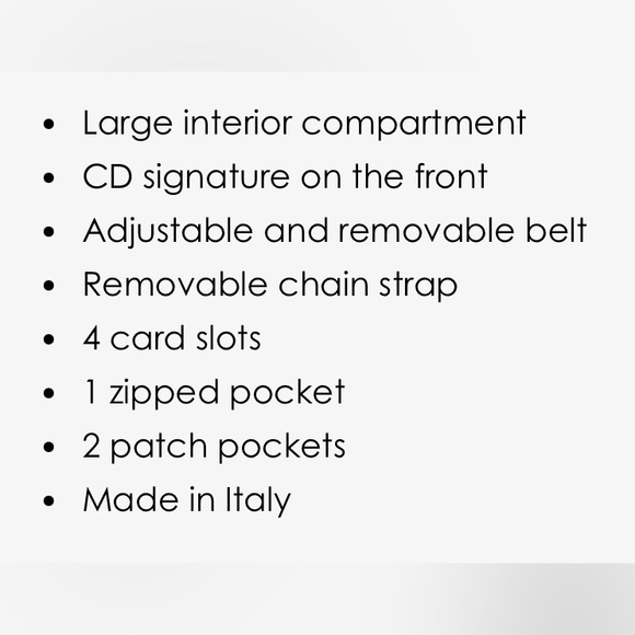 NWT DIOR 30 MONTAIGNE 3 IN 1 BAG WITH CHAIN, METALLIC PATENT SILVER - Picture 5 of 5